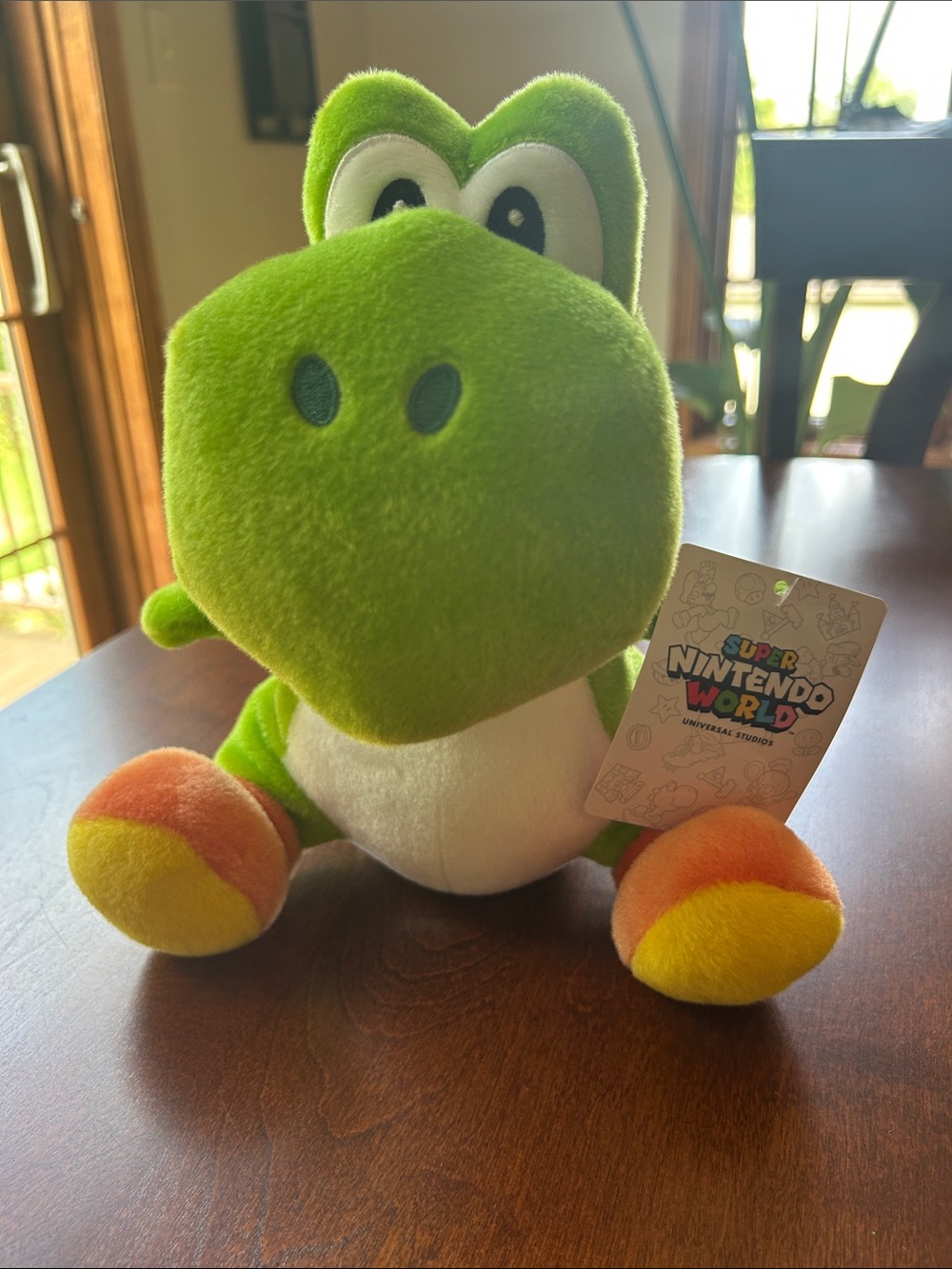 Nintendo Green Yoshi Plush with Orange & Yellow Feet